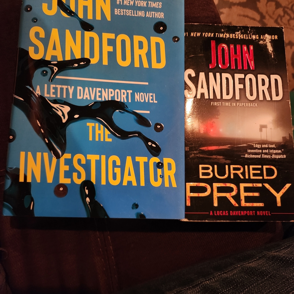 John Sandford Book Set - The Investigator & Buried Prey